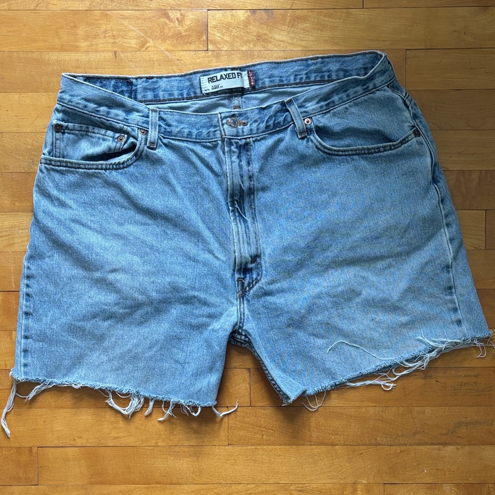 Levi's Classic Blue Denim Shorts